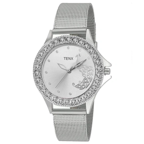 GLO - ROUND ANALOG WATCH (WOMEN) - SILVER